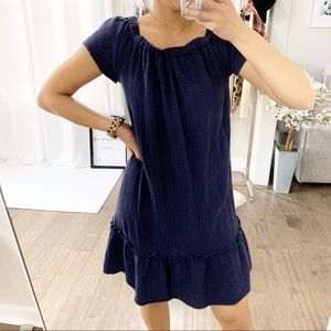 Beachlunchlounge Off Shoulder Ruffle Hem Dress